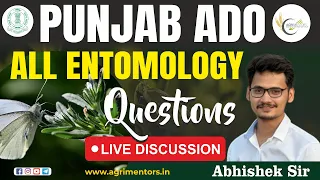 All Entomology Questions of Punjab ADO | Live Discussion |