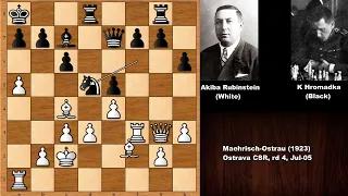 Akiba Rubinstein vs Karel Hromadka - Maehrisch Ostrau (1923)