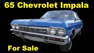 1965 Chevrolet Impala ~ Stock Clean runs & Drives Good ready for Lowrider Project? Chevy Classic Car