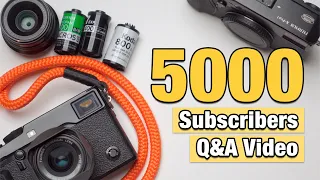 5,000 Subscribers Q&A Video - Thank you! 🎉