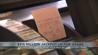 $815 million dollar Mega Millions jackpot!