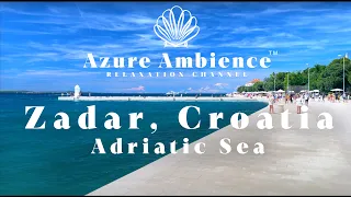 Zadar, Croatia: A Journey Through Time | Azure Ambience 4K Walking Tour"
