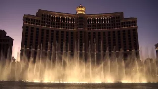 Bellagio Fountains, Las Vegas Nevada - "Time to say goodbye" [in HD 1080p Stereo]