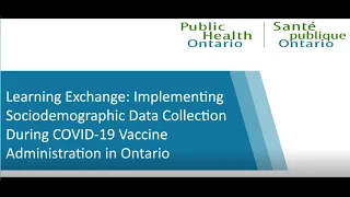 Learning Exchange: Implementing Sociodemographic Data Collection In COVID-19 Vaccine Administration