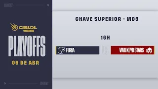 FURIA x Vivo Keyd Stars | CBLOL Academy 2024: 1ª Etapa - Playoffs - Dia 6