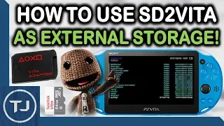 How To Use SD2Vita As External Storage! (UMA0)