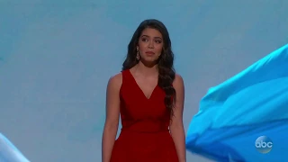 Auli'i Cravalho sings "How Far I'll Go" at the 2017 Academy Awards