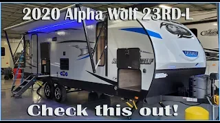 2020 Alpha Wolf 23RD-L Travel Trailer by Forestriver RVs @ Couchs RV Nation a RV Wholesaler Tours