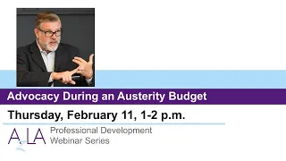 Advocacy During an Austerity Budget