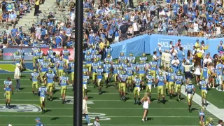 UCLA Football vs Utah Utes Entrance - 2016