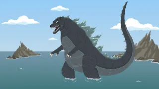 Godzilla - Cartoons about tanks