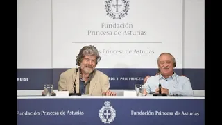 Press conference by Reinhold Messner and Krzysztof Wielicki