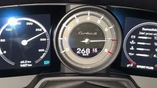 Porsche 911 992 Turbo S acceleration 0-300 KM/H