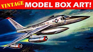 MODEL BOX ART FROM THE 1950s - "One-of-a-Kind" Plastic Model Kits in the Golden Age of Modeling!