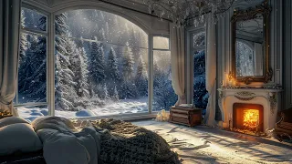 Wintry Symphony: Elegant Piano & Fireplace ASMR for Deep Relaxation