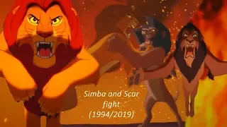 Simba vs Scar - The Lion King (1994/2019)