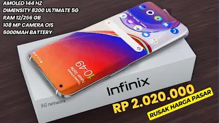 Ngamuk Lagi🔥Dimensity 8200 Ultimate, Amoled 144 Hz, 6000mAh - HP Infinix Paling Worth It pada 2024