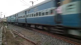 13233 Rajgir Patna Intercity Exp full speed at Silao. Rajgir intercity express live running