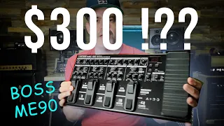 Can a $300 Boss MultiFX compete? 🤷‍♂️🧐 (BOSS ME-90 play through)