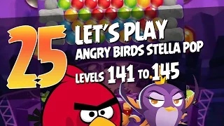 Let's Play Angry Birds Stella Pop - Part 25 - Levels 141 to 145 - Give Red a Chance