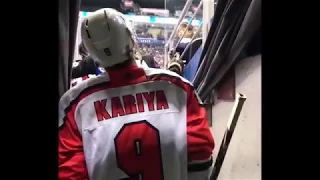 Paul Kariya and Teemu Selanne - Hall of fame game - November 12, 2017