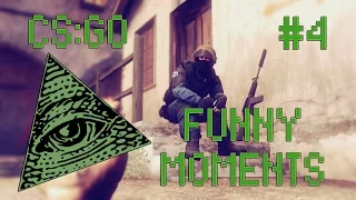 CSGO Funny Moments and Clutches! #4 CRAZY SPAWN GLITCH?!  (Counter Strike: Funny Moments)