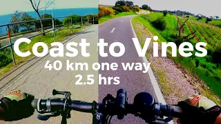 Cycle the Coast to Vines Trail in Adelaide!