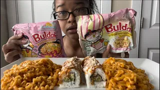 Try the CREAM CARBONARA BULDAK noodles with me: Mukbang