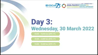 The 9th Asia-Pacific Forum on Sustainable Development (Day3)