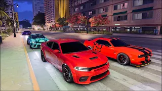 The Crew Motorfest: 4 SRTS In Traffic Cruise/Car Meet/Pulls/Fly-Bys| CRAZY Sounds