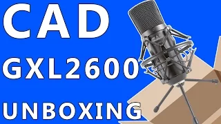 CAD GXL 2600USB Unboxing + Audio Test