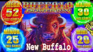 ★NEW BUFFALO !! POWER PAY ??★BUFFALO POWER PAY (Aristocrat) Slot ☆$200 Free Play @Yaamava'☆栗スロ