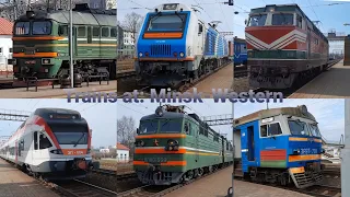 Freight & Passenger action at: Minsk-Eastern, Minsk city, Belarus 11/04/2021