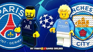 PSG vs Manchester City • Road to Champions League 2021/22 in Lego Football Paris v Man. City