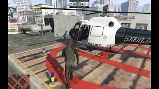 GTA 5! CARA MENEMUKAN HELICOPTER POLISI!!