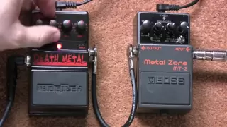 Boss Metal Zone Vs Digitech Death Metal Distortion Pedal Shootout