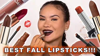 7 Fall Lipsticks You NEED In 2022 || Maryam Maquillage