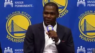 Warriors Introduce Kevin Durant