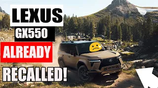 The Lexus GX550 Ain't Even Out Yet And It's Already RECALLED!