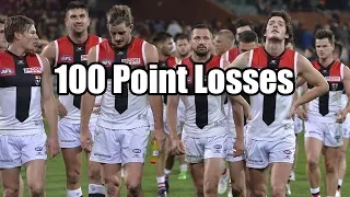Every AFL Teams Last 100 Point Loss