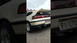 CRX B18 9200rpm Revving!