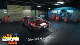 Car Mechanics Simulator 2018 ¦ Lotus Esprit S1 Restoration