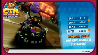 Crash Team Racing Nitro-Fueled - All Developer Time Trials (CNK Tracks)