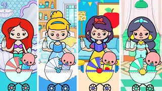 Меня Удочерили Принцессы Дисней! 🍼👑🤰🏼| Toca Life World | Тока Бока