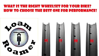 Which Wheel Width and Material Should you Buy? That depends on your bike and trails....