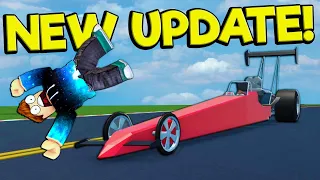 Putting a Rocket on the NEW Dragster is a MISTAKE in Roblox Car Crushers 2 Update!