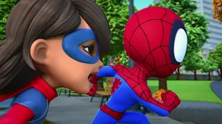 Monkeying Around 🐵 | Spidey and His Amazing Friends 🕸️ | Disney Junior Arabia