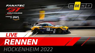 LIVE | Rennen | Hockenheim | Fanatec GT World Challenge Europe Powered by AWS 2022 (Deutsche)