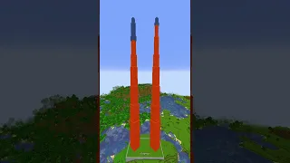 World Record Cobblestone Tower In Minecraft! 🤯 #shorts