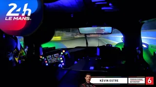 24h Le Mans 2023 | Kevin Estre onboard #6 Porsche Penske 963 LMDH | early morning